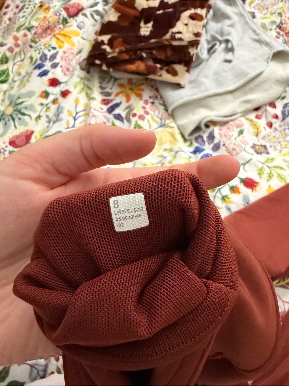 Lululemon Burnt Red Leggings